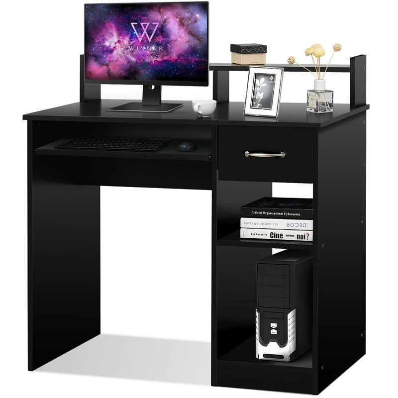 Home Office Study PC Laptop Computer Desk with Drawer