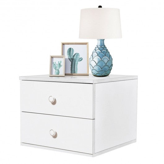Bedroom Nightstand Bedside Cabinet with 2 Drawers